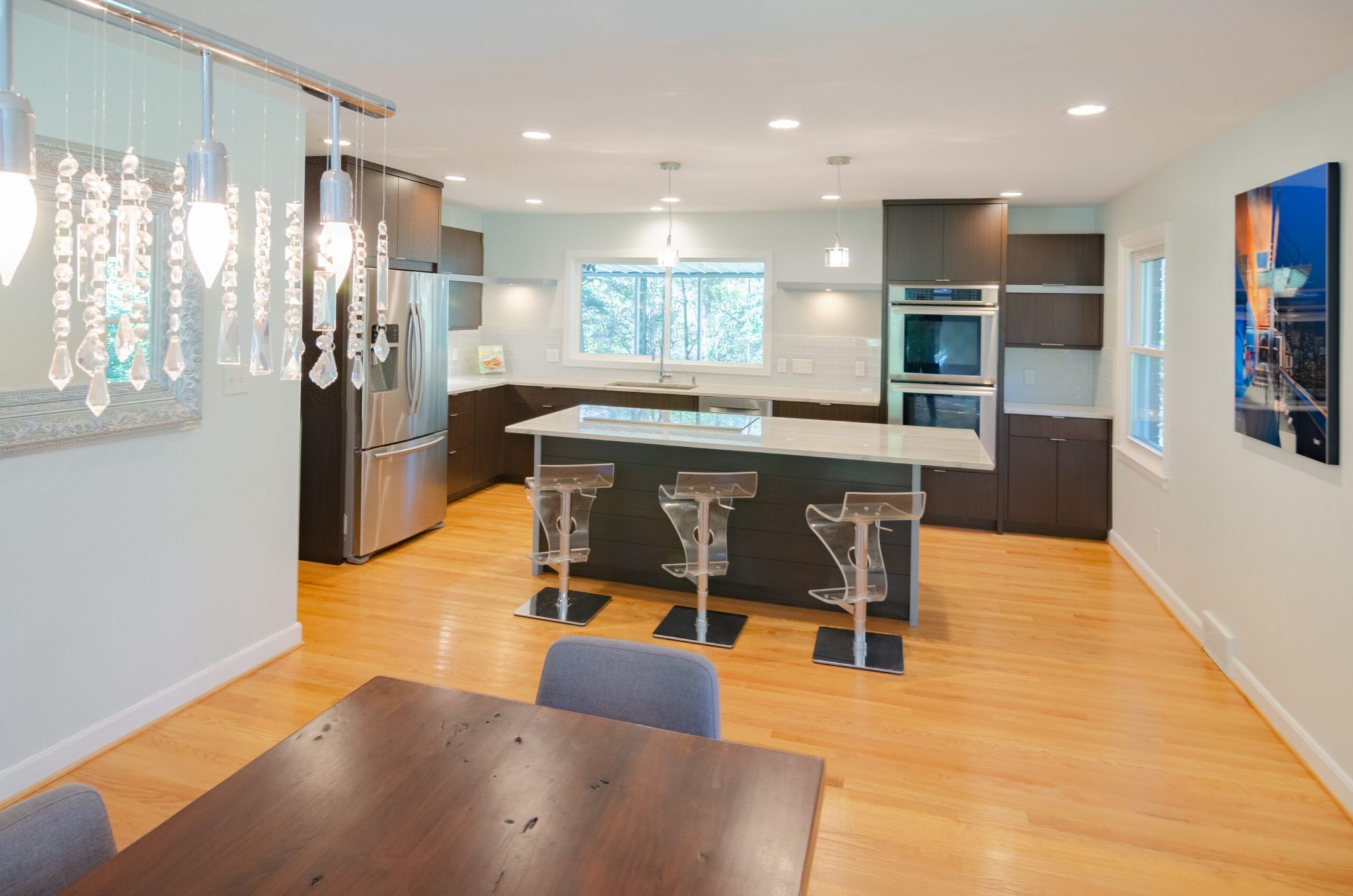Contemporary Kitchen Remodel by AKR Construction Los Angeles project photo